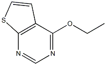 4-ethoxythieno[2,3-d]pyrimidine 结构式