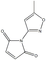 1-(5-methyl-3-isoxazolyl)-2,5-dihydro-1H-2,5-pyrroledione 结构式