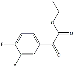 ethyl (3,4-difluorophenyl)(oxo)acetate 结构式