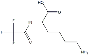 6-amino-2-[(2,2,2-trifluoroacetyl)amino]hexanoic acid 结构式