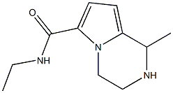 N-ethyl-1-methyl-1,2,3,4-tetrahydropyrrolo[1,2-a]pyrazine-6-carboxamide 结构式