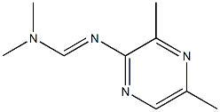 N'-(3,5-dimethylpyrazin-2-yl)-N,N-dimethyliminoformamide 结构式