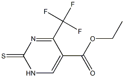 ethyl 2-thioxo-4-(trifluoromethyl)-1,2-dihydropyrimidine-5-carboxylate 结构式