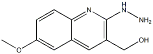 (2-hydrazinyl-6-methoxylquinolin-3-yl)-methanol 结构式