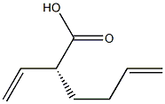 (R)-2-vinylhex-5-enoic acid 结构式