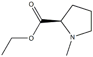 (R)-ethyl 1-methylpyrrolidine-2-carboxylate 结构式