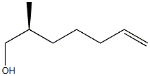 (S)-2-methylhept-6-en-1-ol 结构式
