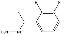 1-(1-(2,3-difluoro-4-methylphenyl)ethyl)hydrazine 结构式