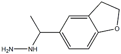 1-(1-(2,3-dihydrobenzofuran-5-yl)ethyl)hydrazine 结构式