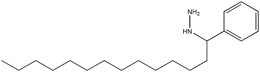 1-(1-phenyltetradecyl)hydrazine 结构式