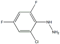 1-(2-chloro-4,6-difluorophenyl)hydrazine 结构式