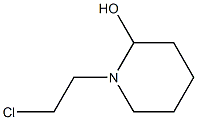 1-(2-chloroethyl)piperidin-2-ol 结构式
