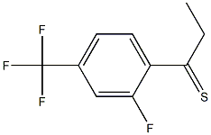 1-(2-fluoro-4-(trifluoromethyl)phenyl)propane-1-thione 结构式