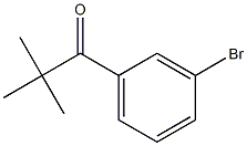 1-(3-bromophenyl)-2,2-dimethylpropan-1-one 结构式