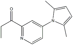 1-(4-(2,5-dimethyl-1H-pyrrol-1-yl)pyridin-2-yl)propan-1-one 结构式