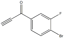 1-(4-bromo-3-fluorophenyl)prop-2-yn-1-one 结构式