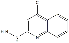 1-(4-chloroquinolin-2-yl)hydrazine 结构式