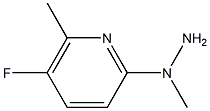 1-(5-fluoro-6-methylpyridin-2-yl)-1-methylhydrazine 结构式