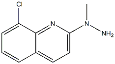 1-(8-chloroquinolin-2-yl)-1-methylhydrazine 结构式