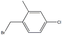 1-(bromomethyl)-4-chloro-2-methylbenzene 结构式