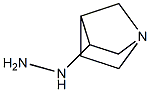 1-Aza-bicyclo[2.2.1]hept-3-ylhydrazine 结构式