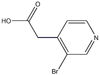 2-(3-bromopyridin-4-yl)acetic acid 结构式