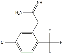 2-(5-chloro-2-(trifluoromethyl)phenyl)acetamidine 结构式