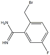 2-(bromomethyl)-5-fluorobenzamidine 结构式