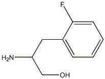 2-amino-3-(2-fluorophenyl)propan-1-ol 结构式