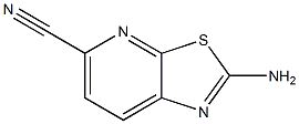 2-aminothiazolo[5,4-b]pyridine-5-carbonitrile 结构式