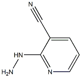 2-hydrazinylpyridine-3-carbonitrile 结构式
