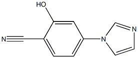 2-hydroxy-4-(1H-imidazol-1-yl)benzonitrile 结构式