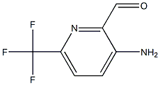 3-Amino-6-trifluoromethyl-pyridine-2-carbaldehyde 结构式