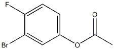 3-bromo-4-fluorophenyl acetate 结构式