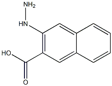 3-hydrazinylnaphthalene-2-carboxylic acid 结构式