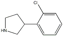 4-(2-chlorophenyl)-pyrrolidine 结构式