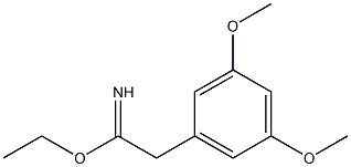 ethyl 2-(3,5-dimethoxyphenyl)acetimidate 结构式