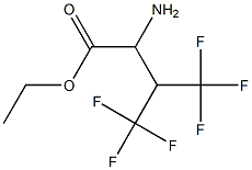 ethyl 2-amino-4,4,4-trifluoro-3-(trifluoromethyl)butanoate 结构式