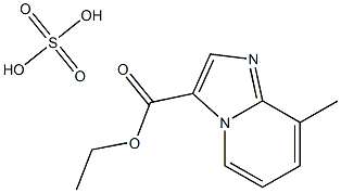 ethyl 8-methylimidazo[1,2-a]pyridine-3-carboxylate sulfate 结构式