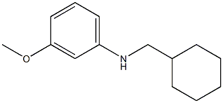 N-(cyclohexylmethyl)-3-methoxybenzenamine 结构式