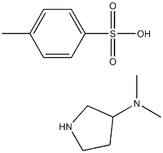 N,N-dimethylpyrrolidin-3-amine 4-methylbenzenesulfonate 结构式