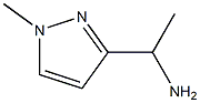 3-(1-Aminoethyl)-1-methyl-1H-pyrazole 结构式