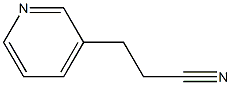 3-(2-氰乙基)吡啶 结构式