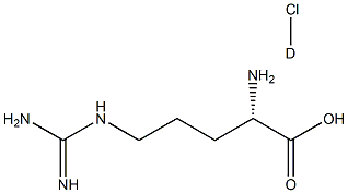 L-Arginine-D7Cl 结构式