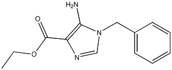 Ethyl 5-amino-1-benzyl-1H-imidazole-4-carboxylate 结构式