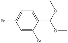 1,4-二溴-2-(二甲氧基甲基)苯 结构式