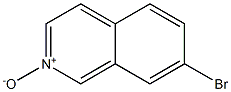 7-溴异喹啉-N-氧化物 结构式