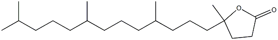 5-methyl-5-(4,8,12-trimethyltridecyl)oxolan-2-one 结构式