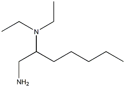 (1-aminoheptan-2-yl)diethylamine 结构式