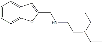 (1-benzofuran-2-ylmethyl)[2-(diethylamino)ethyl]amine 结构式